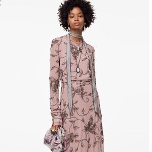Zara Limited Edition Long Dress With Appliqués